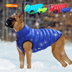 Warm Winter Dog Clothes Reversible Coat 3 Layer Thick Waterproof for Small Large Dogs