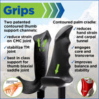 Motivator Swift Connect Travel Poles for Balance and Rehab - Patented Stability Grips