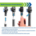 Motivator Swift Connect Travel Poles for Balance and Rehab - Patented Stability Grips