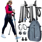 Motivator Swift Connect Travel Poles for Balance and Rehab - Patented Stability Grips