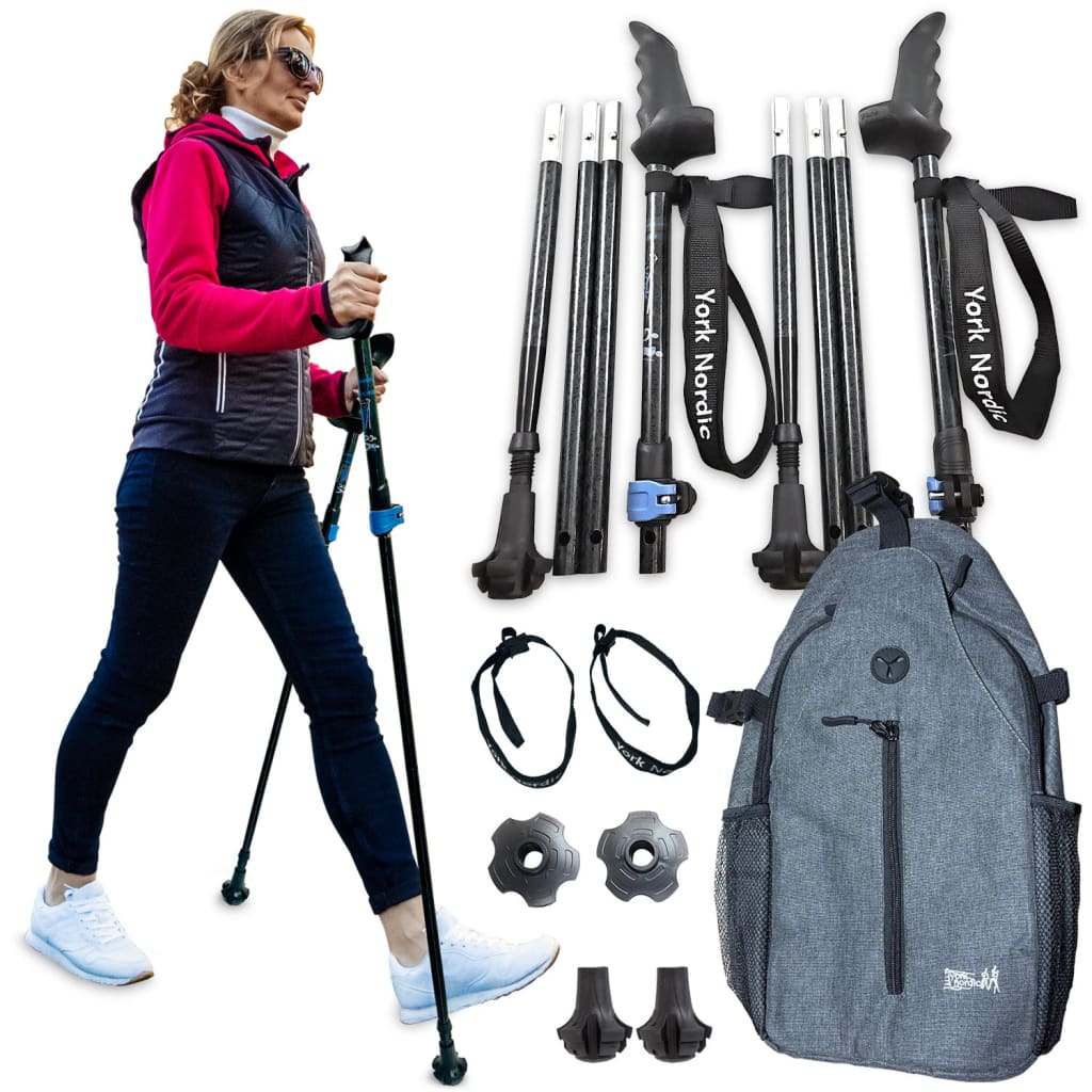 Motivator Swift Connect Travel Poles for Balance and Rehab - Patented Stability Grips